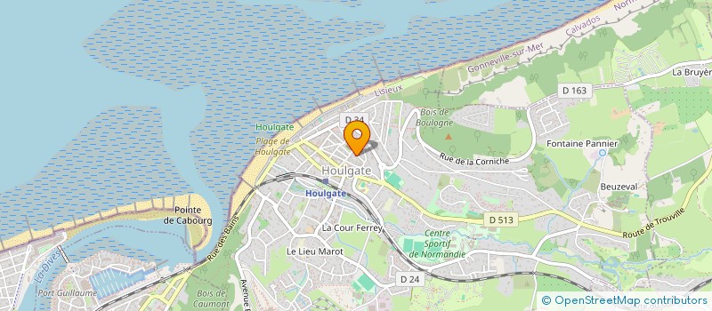 localisation de l'entreprise PAROISSE D HOULGATE  HOULGATE