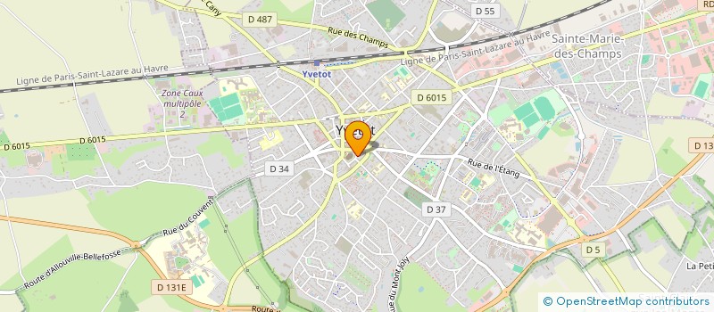 localisation de l'entreprise PAROISSE D'YVETOT - TERRE DE CAUX à YVETOT