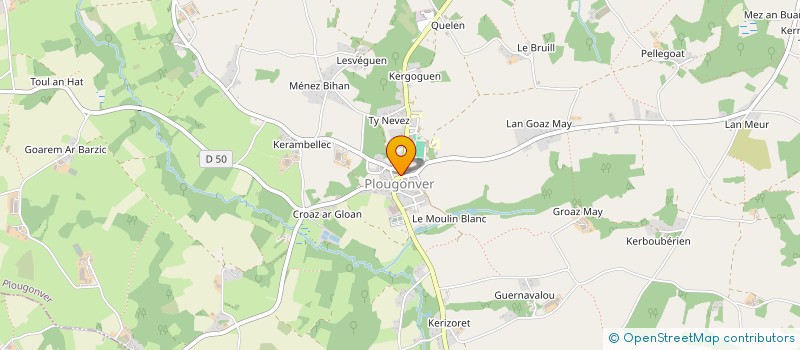 localisation de l'entreprise PAROISSE DE BELLE ISLE EN TERRE à BELLE-ISLE-EN-TERRE