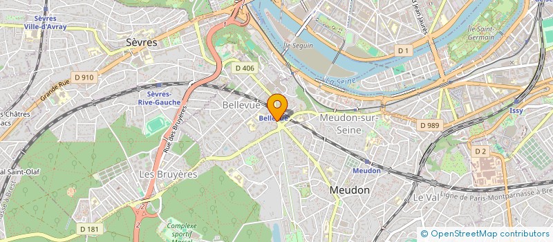 localisation de l'entreprise PAROISSE DE BELLEVUE à MEUDON