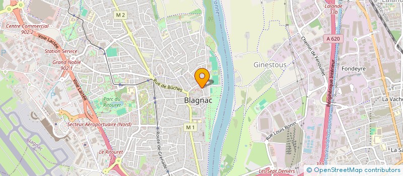 localisation de l'entreprise PAROISSE DE BLAGNAC  BLAGNAC