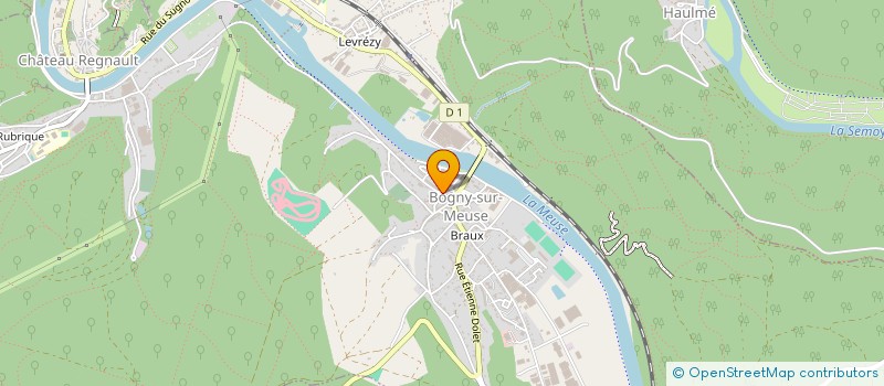 localisation de l'entreprise PAROISSE DE BOGNY  BOGNY-SUR-MEUSE