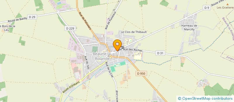 localisation de l'entreprise PAROISSE DE BOISCOMMUN  BOISCOMMUN