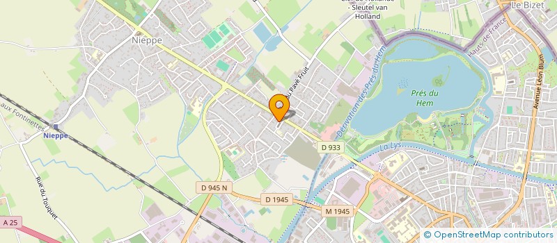 localisation de l'entreprise PAROISSE DE BONSECOURS à NIEPPE