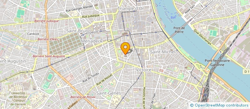 localisation de l'entreprise PAROISSE DE BORDEAUX-SAINT-GENES-NANSOUTY à BORDEAUX