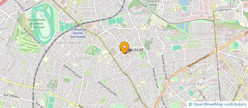 localisation de l'entreprise PAROISSE DE BRUGES-LE-BOUSCAT  LE BOUSCAT