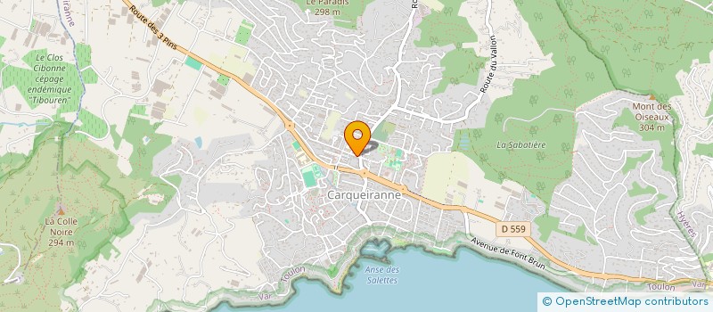 localisation de l'entreprise PAROISSE DE CARQUEIRANNE  CARQUEIRANNE