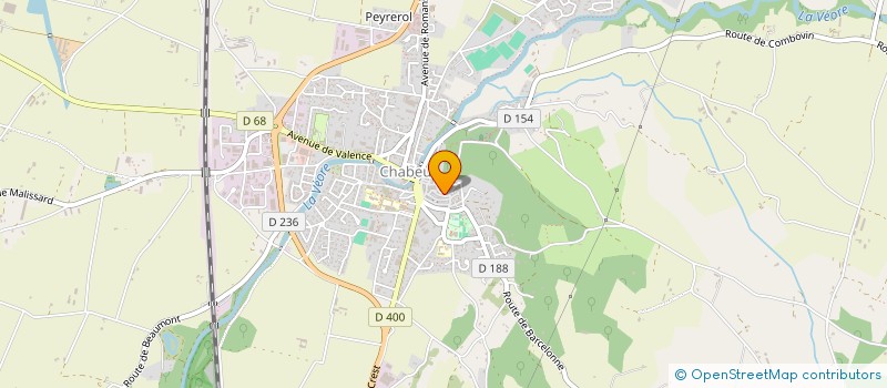 localisation de l'entreprise PAROISSE DE CHABEUIL à CHABEUIL