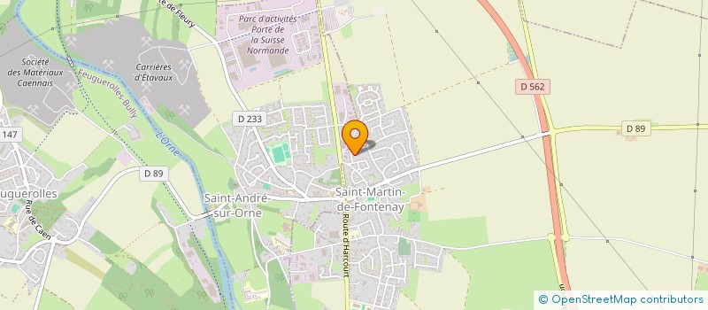 localisation de l'entreprise PAROISSE DE CLINCHAMPS  LAIZE-CLINCHAMPS