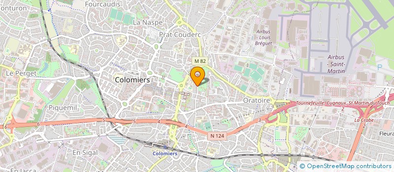 localisation de l'entreprise PAROISSE DE COLOMIERS  COLOMIERS