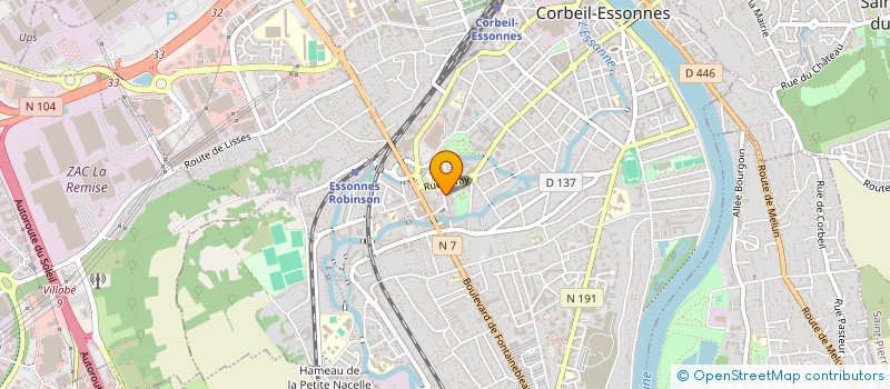 localisation de l'entreprise PAROISSE DE CORBEIL SAINT GERMAIN à CORBEIL-ESSONNES