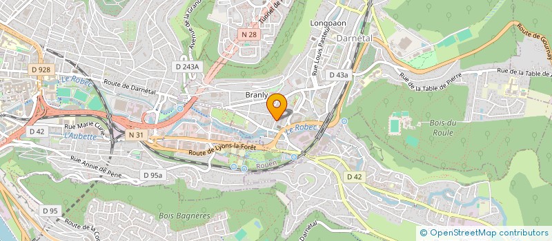 localisation de l'entreprise PAROISSE DE DARNETAL VAL D'AUBETTE  DARNETAL