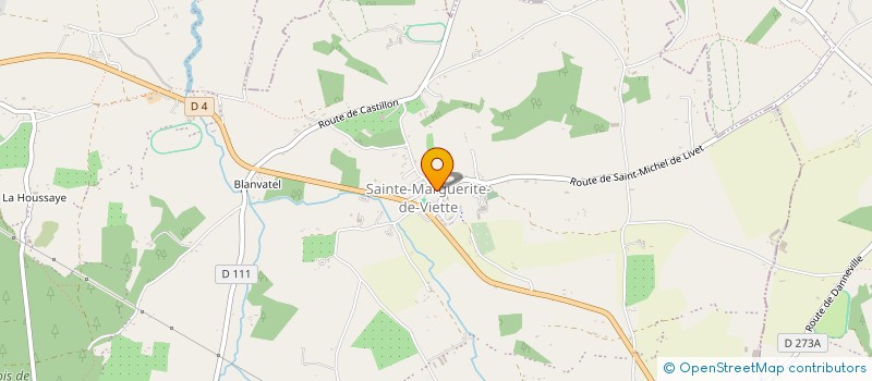 localisation de l'entreprise PAROISSE DE FERVAQUES  LIVAROT-PAYS-D'AUGE