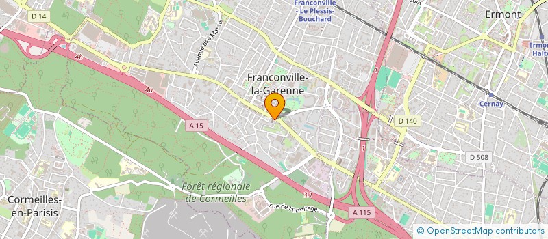 localisation de l'entreprise PAROISSE DE FRANCONVILLE à FRANCONVILLE