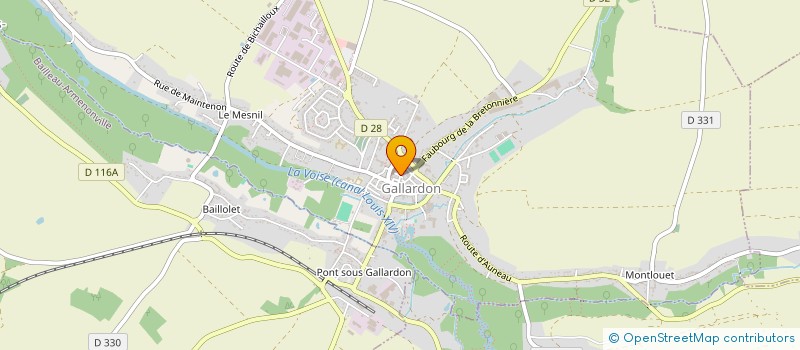localisation de l'entreprise PAROISSE DE GALLARDON à GALLARDON