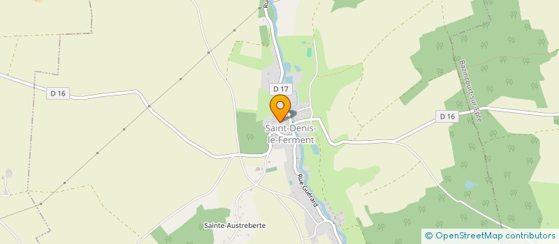 localisation de l'entreprise PAROISSE DE GISORS VALLEE D EPTE  GISORS