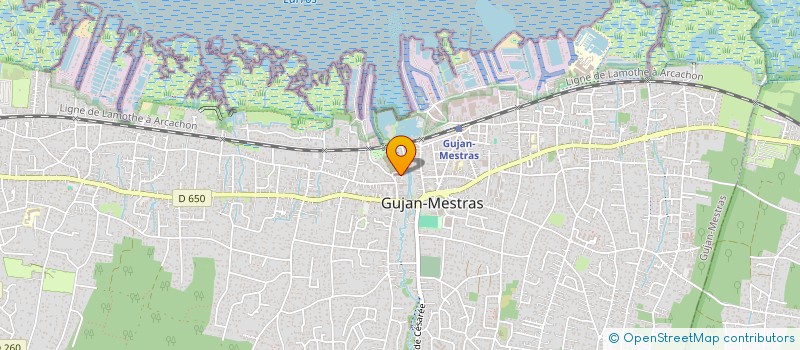 localisation de l'entreprise PAROISSE DE GUJAN-MESTRAS  GUJAN-MESTRAS