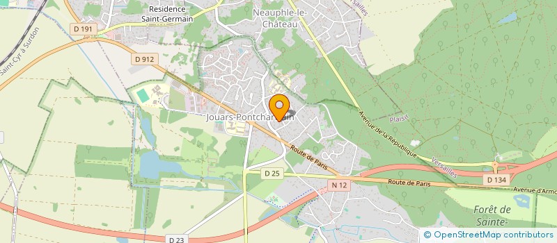 localisation de l'entreprise PAROISSE DE JOUARS PONTCHARTRAIN  JOUARS-PONTCHARTRAIN