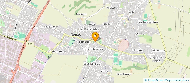 localisation de l'entreprise PAROISSE DE L ALLIANCE à GENAS