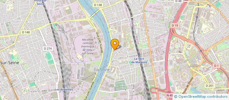 localisation de l'entreprise PAROISSE DE L'EGLISE APOSTOLIQUE ARMENIENNE D'ALFORTVILLE ET DES ENVIRONS  ALFORTVILLE