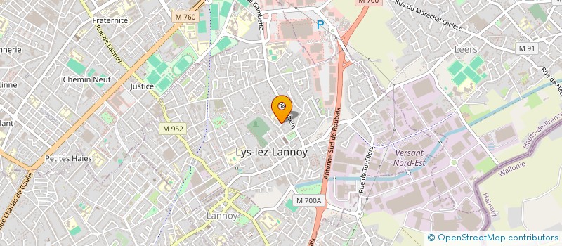 localisation de l'entreprise PAROISSE DE L'ESPERANCE à LYS-LEZ-LANNOY