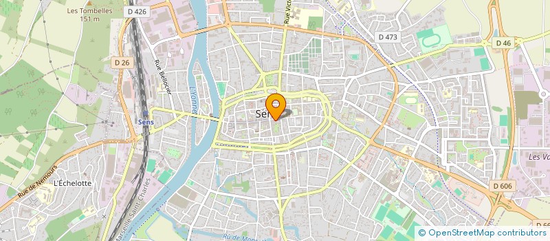 localisation de l'entreprise PAROISSE DE LA CATHEDRALE à SENS