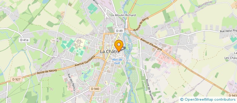 localisation de l'entreprise PAROISSE DE LA CHATRE à LA CHATRE
