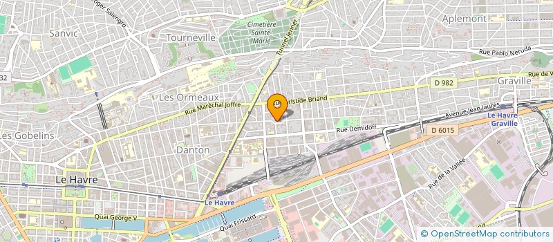 localisation de l'entreprise PAROISSE DE LA NATIVITE à LE HAVRE