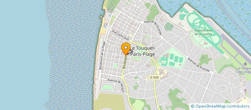 localisation de l'entreprise PAROISSE DE LA SAINTE FAMILLE EN TERRE D OPALE  LE TOUQUET-PARIS-PLAGE