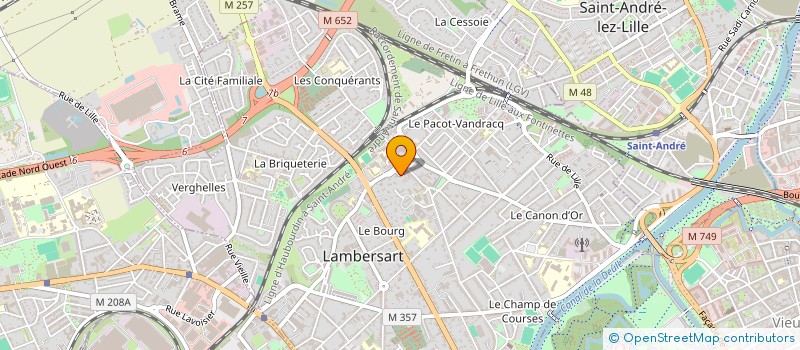 localisation de l'entreprise PAROISSE DE LA SAINTE TRINITE à LAMBERSART