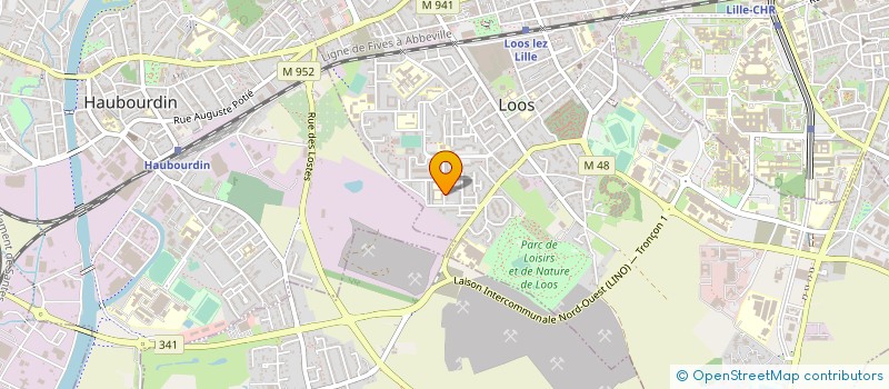 localisation de l'entreprise PAROISSE DE LA STE TRINITE  LOOS