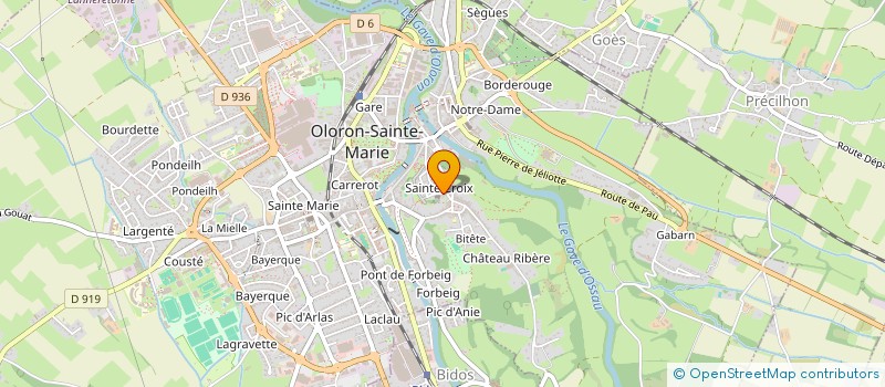 localisation de l'entreprise PAROISSE DE LA TRINITE à OLORON-SAINTE-MARIE