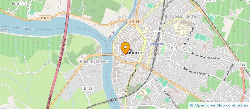 localisation de l'entreprise PAROISSE DE LIBOURNE à LIBOURNE