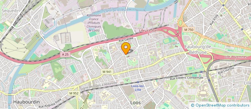 localisation de l'entreprise PAROISSE DE LOOS  LOOS