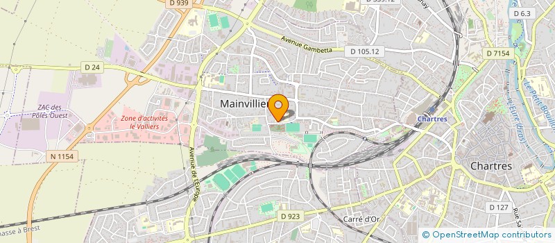 localisation de l'entreprise PAROISSE DE MAINVILLIERS à MAINVILLIERS