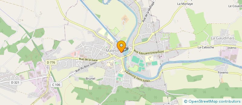 localisation de l'entreprise PAROISSE DE MALESTROIT  MALESTROIT