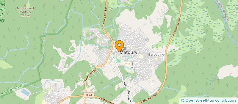 localisation de l'entreprise PAROISSE DE MATOURY à MATOURY