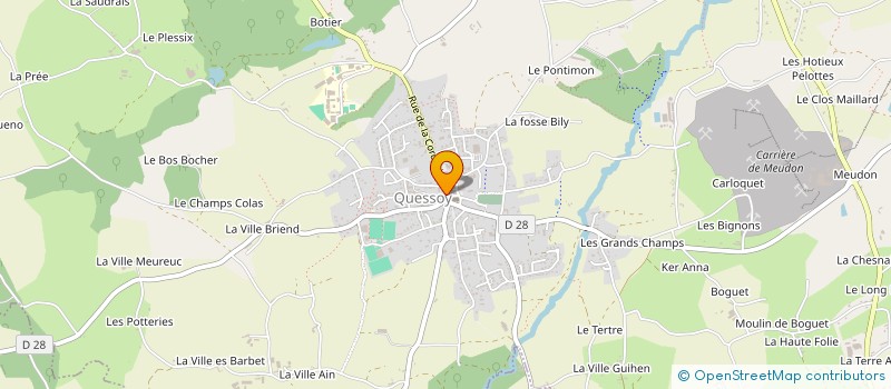 localisation de l'entreprise PAROISSE DE MONCONTOUR  QUESSOY