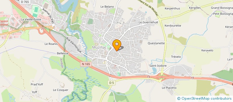 localisation de l'entreprise PAROISSE DE MUZILLAC à MUZILLAC