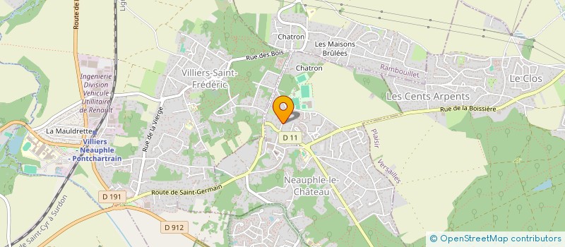 localisation de l'entreprise PAROISSE DE NEAUPHLE LE CHATEAU  NEAUPHLE-LE-CHATEAU