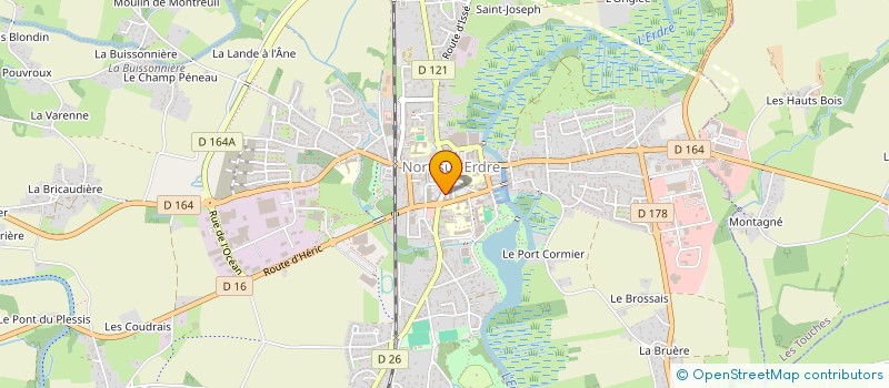 localisation de l'entreprise PAROISSE DE NORT SUR ERDRE à NORT-SUR-ERDRE