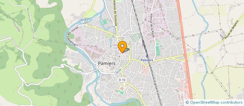 localisation de l'entreprise PAROISSE DE PAMIERS à PAMIERS