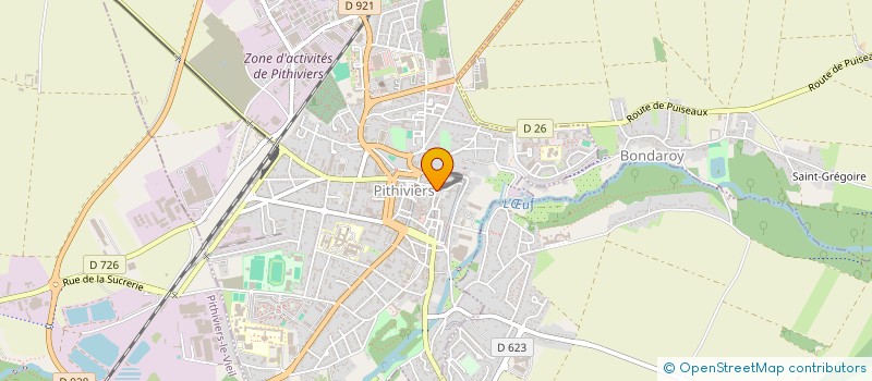 localisation de l'entreprise PAROISSE DE PITHIVIERS à PITHIVIERS