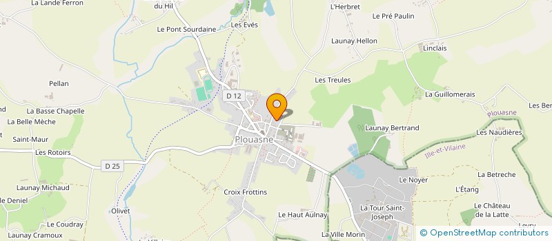 localisation de l'entreprise PAROISSE DE PLOUASNE  PLOUASNE