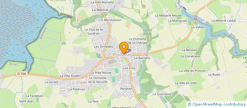 localisation de l'entreprise PAROISSE DE PLOUBALAY  BEAUSSAIS-SUR-MER