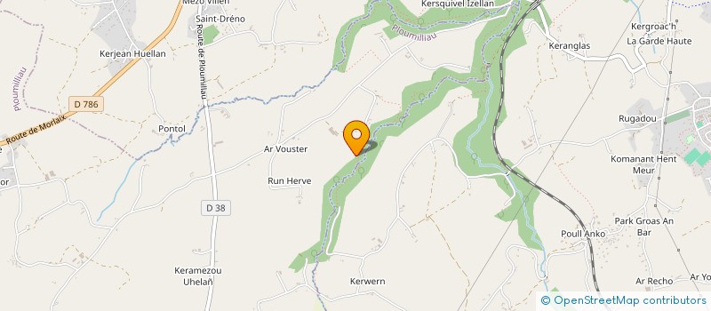 localisation de l'entreprise PAROISSE DE PLOUBEZRE  PLOUBEZRE