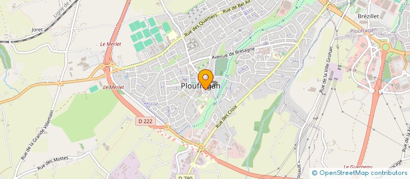 localisation de l'entreprise PAROISSE DE PLOUFRAGAN  PLOUFRAGAN