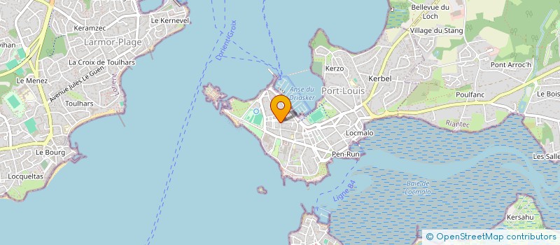 localisation de l'entreprise PAROISSE DE PORT LOUIS à PORT-LOUIS