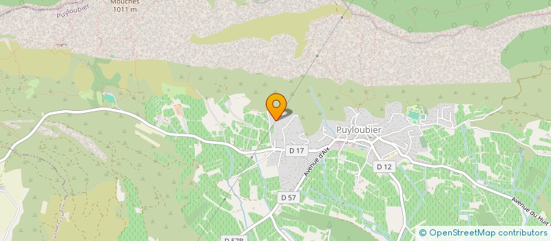 localisation de l'entreprise PAROISSE DE PUYLOUBIER  PUYLOUBIER