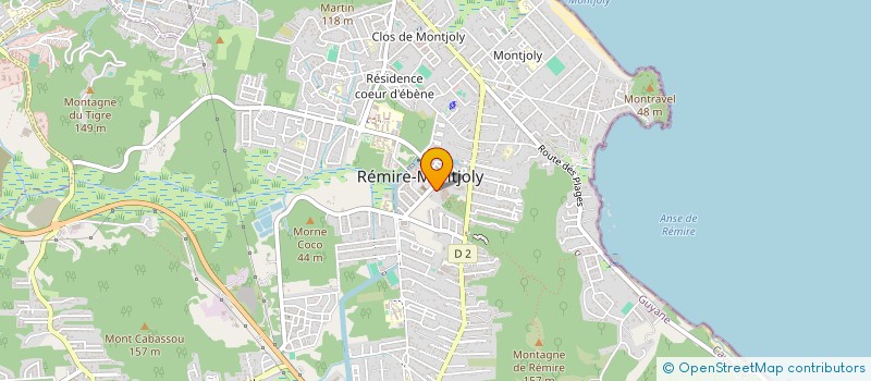 localisation de l'entreprise PAROISSE DE REMIRE  REMIRE-MONTJOLY